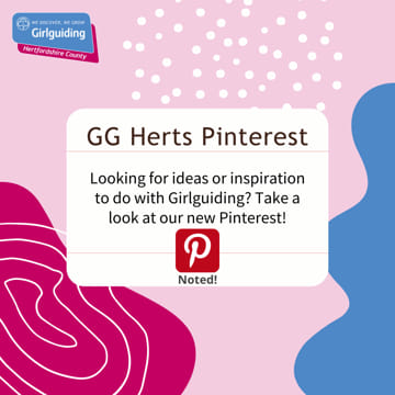 Girlguiding Herts Pinterest