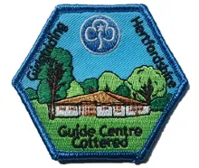 Guide Centre Cottered badge