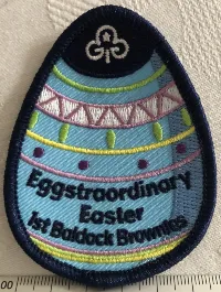 Eggstraordinary Easter challenge badge