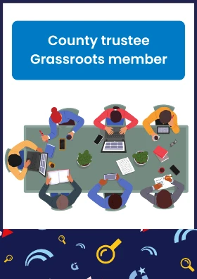 County trustee volunteers