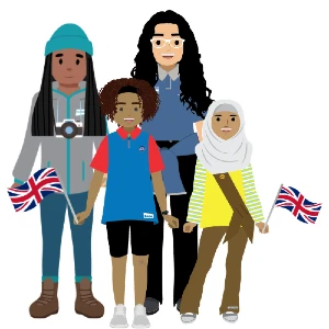 Young members at Trooping the Colour