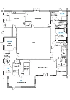 Floor plan of the county centre