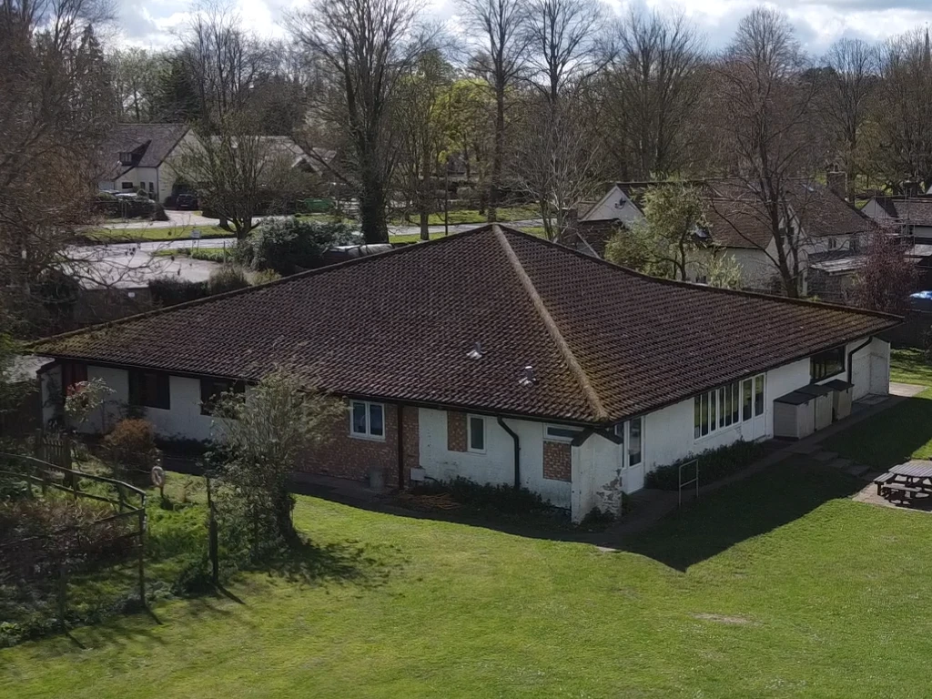 Aerial view of the County Centre Holiday Home